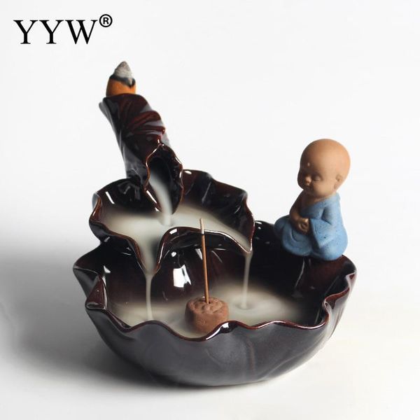 fragrance lamps backflow incense stick burner waterfall cones holder censer aroma smoke cute monk home decor
fragrance lamps backflow incense stick burner waterfall cones holder censer aroma smoke cute monk home decor