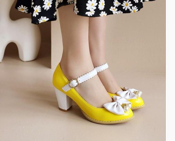 2021 spring and autumn shoes with new style fashion high heel coarse heel round head bowknot women's shoes#t991, Black
2021 spring and autumn shoes with new style fashion high heel coarse heel round head bowknot women's shoes#t991, Black