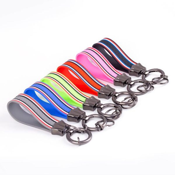 keychains 2021 promotional gift durable soft car styling silicone keychain women key chain motorcycle man ring for auto, Silver
keychains 2021 promotional gift durable soft car styling silicone keychain women key chain motorcycle man ring for auto, Silver