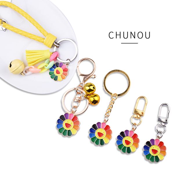 kpop keychain e-girl harajuku sun flower sunflower colorful petals smiley can be rotated pendant gold-color keyring accesories, Silver
kpop keychain e-girl harajuku sun flower sunflower colorful petals smiley can be rotated pendant gold-color keyring accesories, Silver
