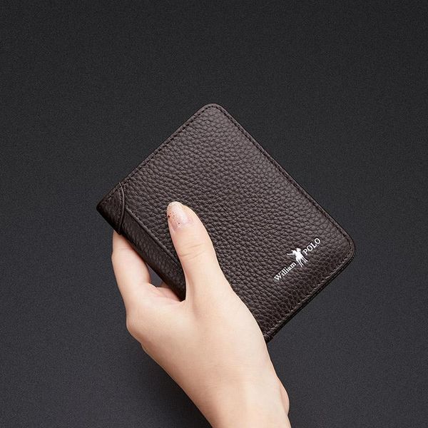 card holders mini men's leather boutique bag fashion short holder multi function driver's license cover pocket, Brown;gray
card holders mini men's leather boutique bag fashion short holder multi function driver's license cover pocket, Brown;gray
