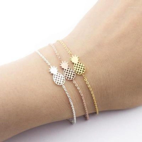 charm bracelets women minimalism bracelet hollow out pineapple gold sliver daint jewelry gifts for1, Golden;silver
charm bracelets women minimalism bracelet hollow out pineapple gold sliver daint jewelry gifts for1, Golden;silver
