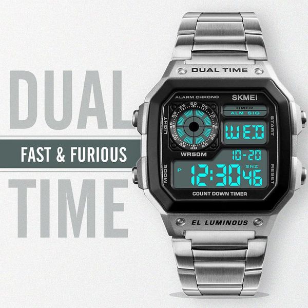 wristwatches brand business men watches waterproof casual watch stainless steel digital wristwatch clock relogio masculino, Slivery;brown
wristwatches brand business men watches waterproof casual watch stainless steel digital wristwatch clock relogio masculino, Slivery;brown