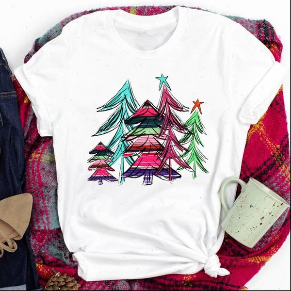 star tree year short sleeve women t shirt holiday merry christmas print clothes graphic female tee, White
star tree year short sleeve women t shirt holiday merry christmas print clothes graphic female tee, White