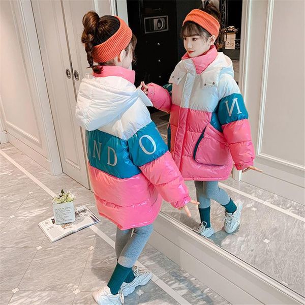down coat girls' clothing children's winter bright waterproof padded jacket kids cotton thick warm outwear, Blue;gray
down coat girls' clothing children's winter bright waterproof padded jacket kids cotton thick warm outwear, Blue;gray