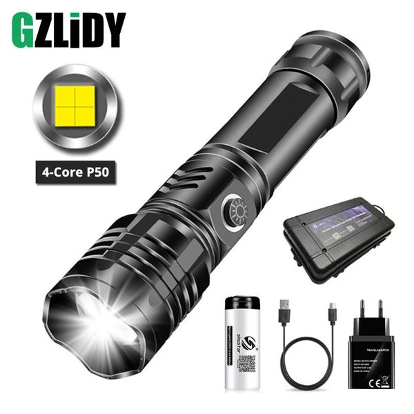 flashlights torches super bright 4 core led usb rechargeable torch zoom waterproof camping light 5 modes powerful 18650 fishing l
flashlights torches super bright 4 core led usb rechargeable torch zoom waterproof camping light 5 modes powerful 18650 fishing l