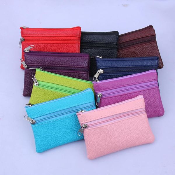 card holders fashion leather coin purse women small wallet change purses mini zipper money bags children's pocket wallets key holder, Brown;gray
card holders fashion leather coin purse women small wallet change purses mini zipper money bags children's pocket wallets key holder, Brown;gray