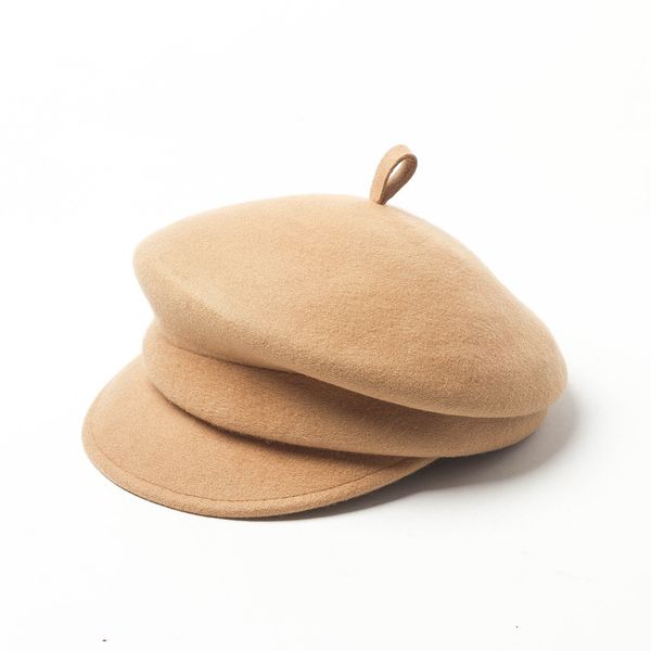 fashion big hat korean autumn and winter leisure woolen cap children's travel shopping felt student, Blue;gray
fashion big hat korean autumn and winter leisure woolen cap children's travel shopping felt student, Blue;gray