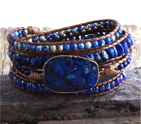 bangles bracelets selling natural chamfered imperial stone leather bracelet five circle multi-layer winding, Black
bangles bracelets selling natural chamfered imperial stone leather bracelet five circle multi-layer winding, Black