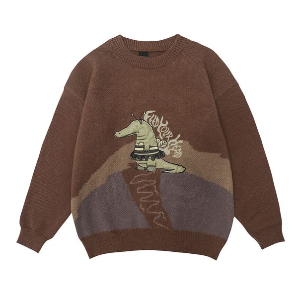 men's sweaters cartoon patch embroidery sweater casual loose round neck pullovers men winter retro fashion v8vf, White;black
men's sweaters cartoon patch embroidery sweater casual loose round neck pullovers men winter retro fashion v8vf, White;black