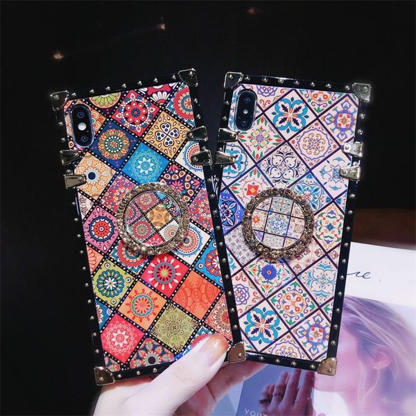 luxury square floral plaid+ring phone case iphone 12 11 pro max xs max xr soft cover samsung s20 ultra s21u cases
luxury square floral plaid+ring phone case iphone 12 11 pro max xs max xr soft cover samsung s20 ultra s21u cases