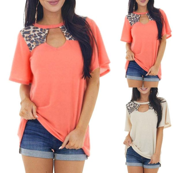 women's t-shirts casual vintage o neck hollow leopard print color block t shirts short sleeve tee plus size female t-shirt, White
women's t-shirts casual vintage o neck hollow leopard print color block t shirts short sleeve tee plus size female t-shirt, White