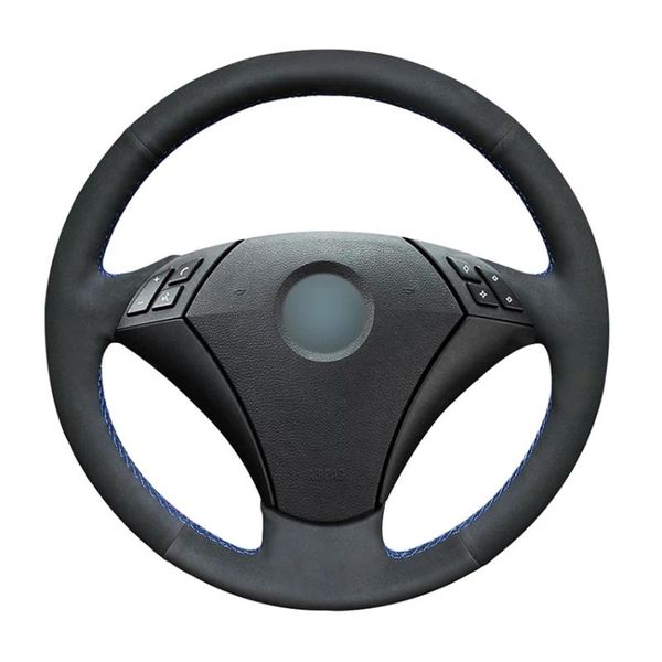 steering wheel covers black suede hand-stitched no-slip car cover for 5 series e60 (sedan) 2003-2009 e61 (touring) 2004-2009
steering wheel covers black suede hand-stitched no-slip car cover for 5 series e60 (sedan) 2003-2009 e61 (touring) 2004-2009