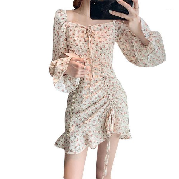 women's spring autumn dress lace up printed square neck ruffles long sleeve elegant sweet 3226 casual dresses, Black;gray
women's spring autumn dress lace up printed square neck ruffles long sleeve elegant sweet 3226 casual dresses, Black;gray