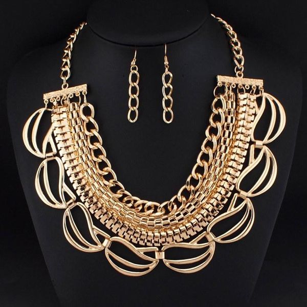 earrings & necklace ukmoc design women charm accessories multi alloy chain statement necklaces matching drop fashion jewelry set #2772, Silver
earrings & necklace ukmoc design women charm accessories multi alloy chain statement necklaces matching drop fashion jewelry set #2772, Silver