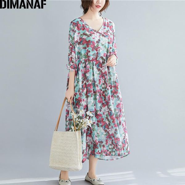 casual dresses dimanaf plus size women dress long sleeve print flower female lady elegant vestidos cotton loose clothing spring beach style, Black;gray
casual dresses dimanaf plus size women dress long sleeve print flower female lady elegant vestidos cotton loose clothing spring beach style, Black;gray