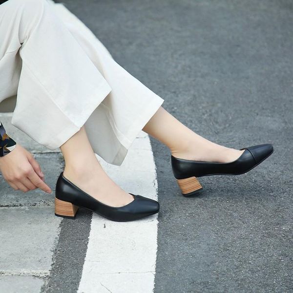 dress shoes big size ladies high heels women woman pumps medium heel, thick shallow mouth, mary jane's women's, Black
dress shoes big size ladies high heels women woman pumps medium heel, thick shallow mouth, mary jane's women's, Black