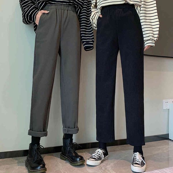 capris corduroy women's autumn winter new high waist wide leg loose harem pants female solid long trouser plus size, Black;white
capris corduroy women's autumn winter new high waist wide leg loose harem pants female solid long trouser plus size, Black;white