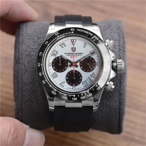 wristwatches pagani design quartz watch brand chronograph fashion luxury men's sports waterproof sapphire clock montre homme, Slivery;brown
wristwatches pagani design quartz watch brand chronograph fashion luxury men's sports waterproof sapphire clock montre homme, Slivery;brown