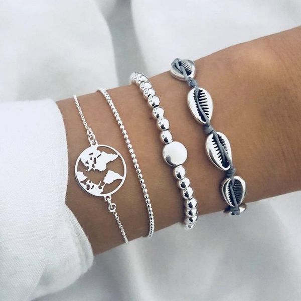 beaded, strands bohemian ladies fashion map shell alloy beaded four-piece female bracelet set couple bracelets jewelry for women 2021 gifts, Black
beaded, strands bohemian ladies fashion map shell alloy beaded four-piece female bracelet set couple bracelets jewelry for women 2021 gifts, Black