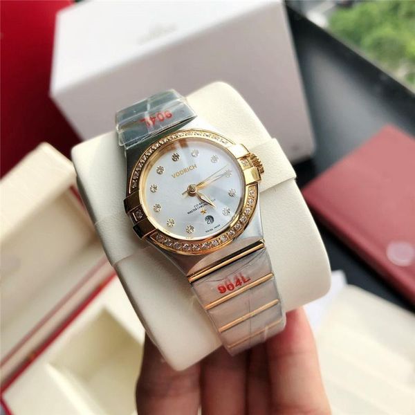 wristwatches full stainless steel men's automatic mechanical watch 27mm diamond sapphire crystal women, Slivery;brown
wristwatches full stainless steel men's automatic mechanical watch 27mm diamond sapphire crystal women, Slivery;brown