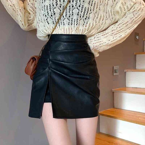 pu leather high waist women skirt soild a line y2k mini bodycon for ladies streetwear, Black
pu leather high waist women skirt soild a line y2k mini bodycon for ladies streetwear, Black