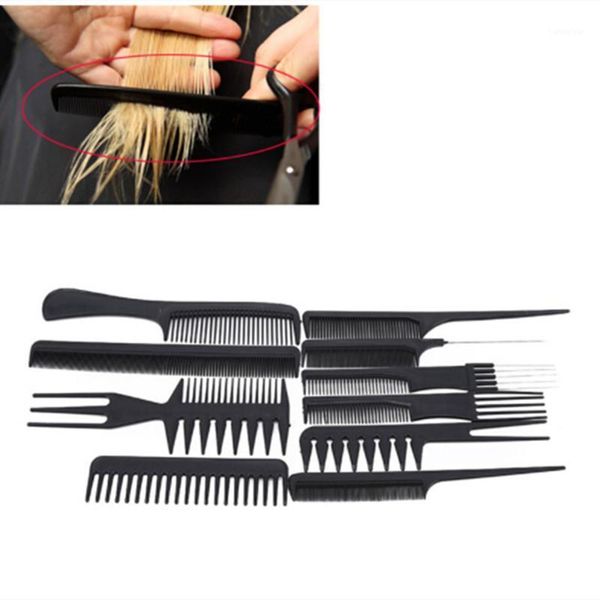 10pcs/set haircut plastic hair comb straight brush anti-static care styling tools hairdressing barbers for brushes1, Silver
10pcs/set haircut plastic hair comb straight brush anti-static care styling tools hairdressing barbers for brushes1, Silver