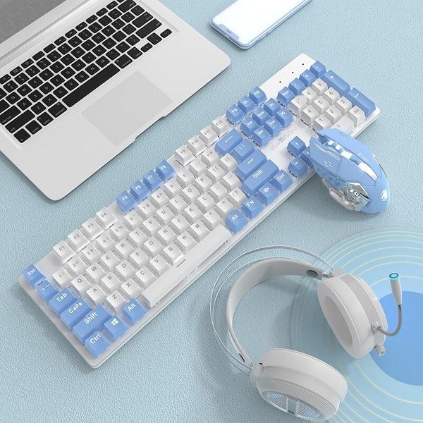 forerunner mechanical keyboard and mouse suit cable headset 3-piece game office cute girl household usb desklappink keyboards
forerunner mechanical keyboard and mouse suit cable headset 3-piece game office cute girl household usb desklappink keyboards