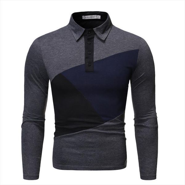 zogaa long sleeved shirt mens polo patchwork lapel casual fashion sports streetwear stand up tie button, White;black
zogaa long sleeved shirt mens polo patchwork lapel casual fashion sports streetwear stand up tie button, White;black