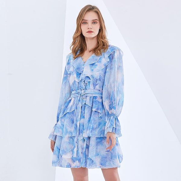 casual dresses ruffle for women v neck long sleeve high waist sashes patchwork sweet print spring dress female fashion, Black;gray
casual dresses ruffle for women v neck long sleeve high waist sashes patchwork sweet print spring dress female fashion, Black;gray