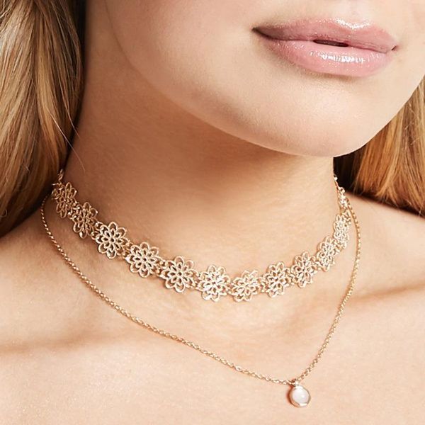 pendant necklaces gem crystal multi-level flower style female ornaments chain necklace 2021, Silver
pendant necklaces gem crystal multi-level flower style female ornaments chain necklace 2021, Silver
