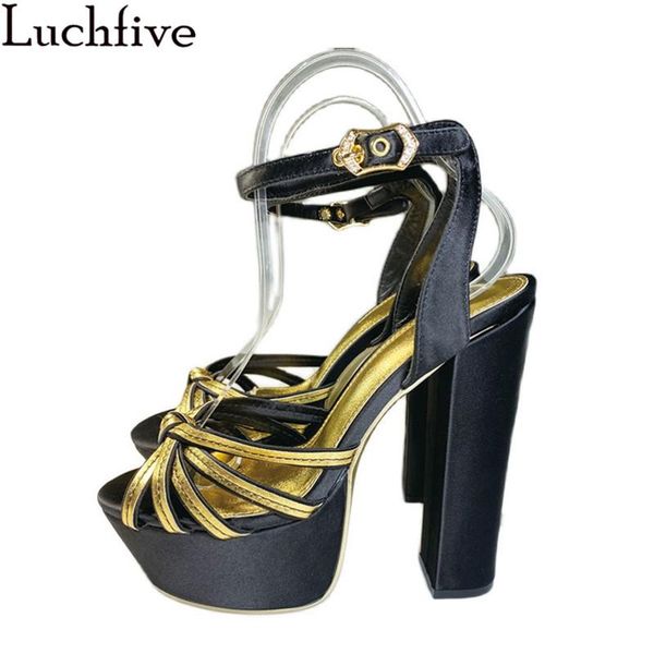 bowtie sandals chunky high heels platform shoes women crystal buckle strap outwear black mujer
bowtie sandals chunky high heels platform shoes women crystal buckle strap outwear black mujer
