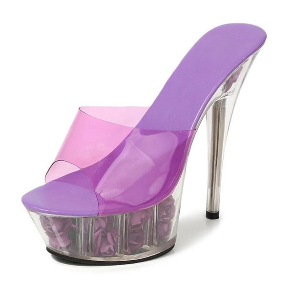 waterproof slippers crystal shoes 15cm high heel transparent women's t show large size 34-42, Black
waterproof slippers crystal shoes 15cm high heel transparent women's t show large size 34-42, Black