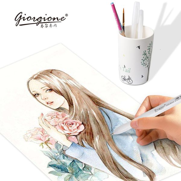 painting pens giorgione high light watercolor painting creative dign color marker diy paint thin white pen, Black;red
painting pens giorgione high light watercolor painting creative dign color marker diy paint thin white pen, Black;red