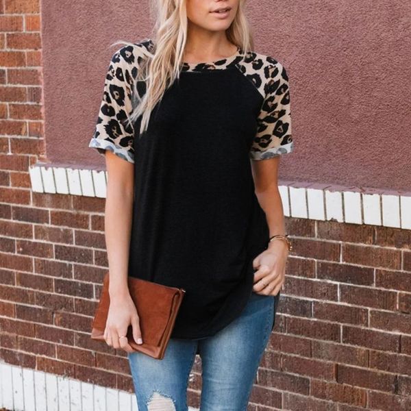 women's blouses & shirts fashion womens and o-neck leopard print ladies clothing splicing blouse haut femmes mode bluzki damskie camis, White
women's blouses & shirts fashion womens and o-neck leopard print ladies clothing splicing blouse haut femmes mode bluzki damskie camis, White