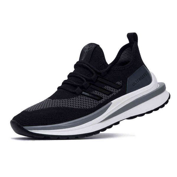 2021 summer sports men's shoes flying woven breathable korean fashion casual running, Black
2021 summer sports men's shoes flying woven breathable korean fashion casual running, Black