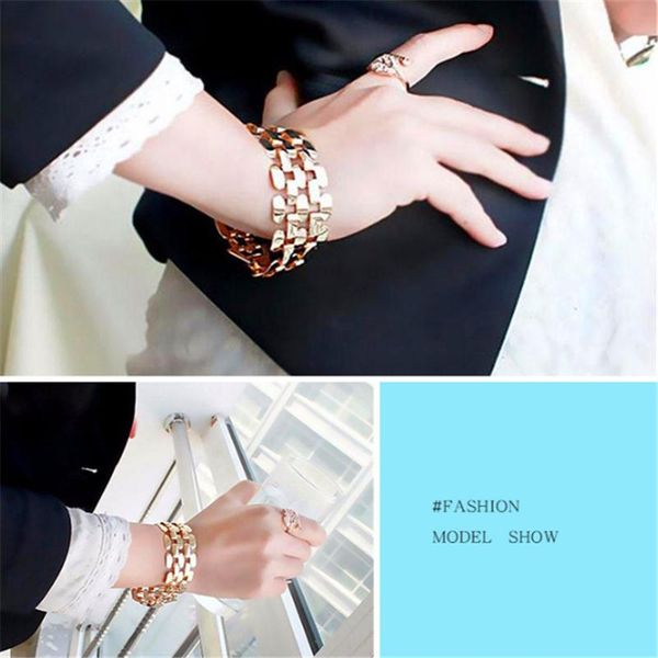 fashion gold color zinc alloy hollow out punk bracelet and bangles jewelry men women charm bracelets, Golden;silver
fashion gold color zinc alloy hollow out punk bracelet and bangles jewelry men women charm bracelets, Golden;silver