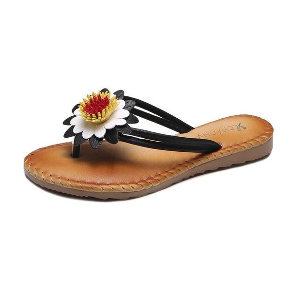 slippers women summer flat behemia flower platform flip flops beach sandals ladies slip on casual shoes, Black
slippers women summer flat behemia flower platform flip flops beach sandals ladies slip on casual shoes, Black