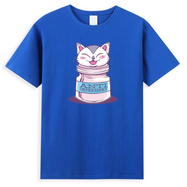 men's t-shirts kawaii antidepressant cat men cartoon funny animal print t shirt summer loose casual tee hip hop street male, White;black
men's t-shirts kawaii antidepressant cat men cartoon funny animal print t shirt summer loose casual tee hip hop street male, White;black