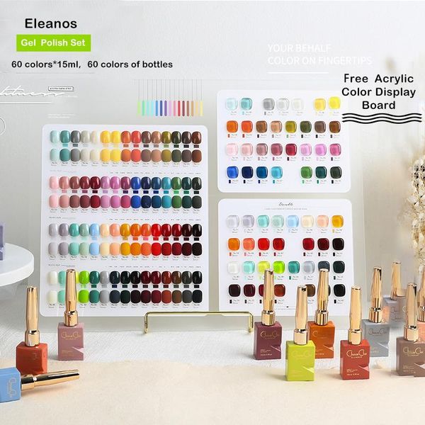 nail gel eleanos polish varnish arrivals 60 colors neon set manicure soak off uv for salon, Red;pink
nail gel eleanos polish varnish arrivals 60 colors neon set manicure soak off uv for salon, Red;pink