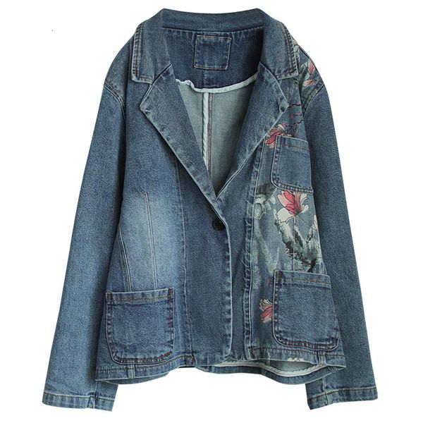 women's jackets female plus size stamped jacket, vintage long sleeve jacket with casual pocket xzx9, Black;brown
women's jackets female plus size stamped jacket, vintage long sleeve jacket with casual pocket xzx9, Black;brown