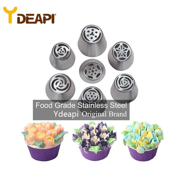 baking & pastry tools ydeapi 7pcs cream decorating tips set stainless steel russian tulip icing piping cake nozzles cupcake
baking & pastry tools ydeapi 7pcs cream decorating tips set stainless steel russian tulip icing piping cake nozzles cupcake