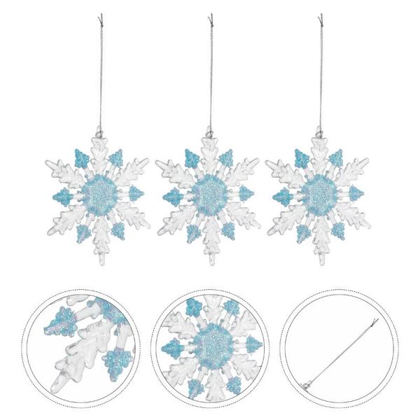 christmas decorations 3pcs snowflake craft translucent acrylic hanging pendant xmas decor
christmas decorations 3pcs snowflake craft translucent acrylic hanging pendant xmas decor