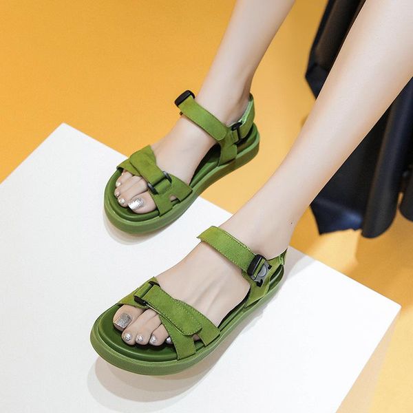 rome hook&loop open toe muffins sandals women creepers cut-out flats sneakers sandales round narrow band platform sandalias, Black
rome hook&loop open toe muffins sandals women creepers cut-out flats sneakers sandales round narrow band platform sandalias, Black