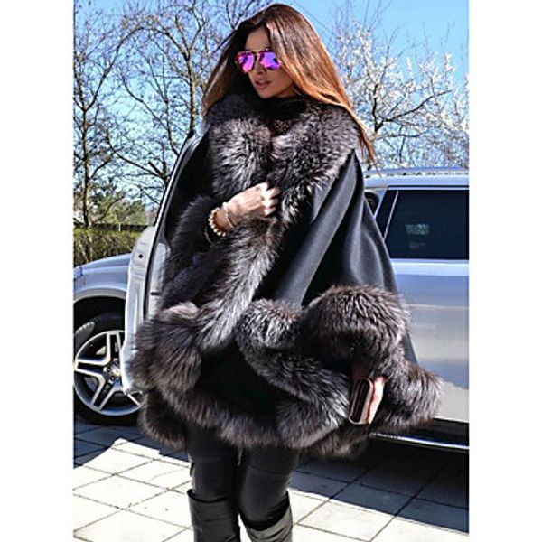 plush big cuffs women s fur coat high-quality stand-up collar, retro comfort, warmth, fashion, travel and commute, Black
plush big cuffs women s fur coat high-quality stand-up collar, retro comfort, warmth, fashion, travel and commute, Black
