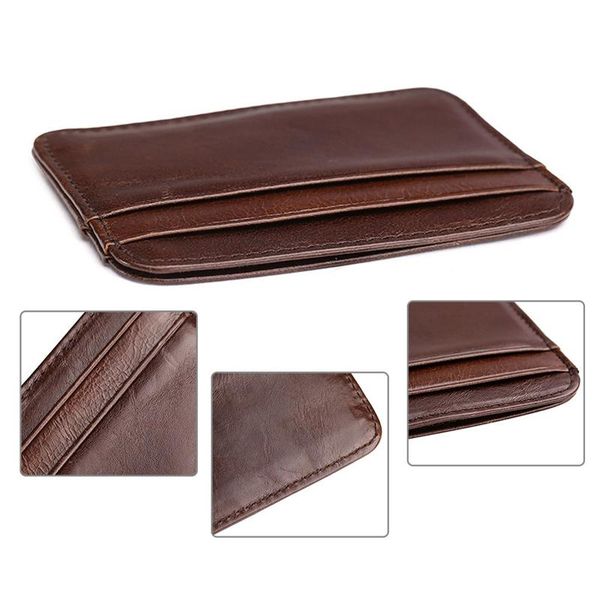 card holders business for men soft leather holder case fashion purse slim wallet cash packs pouch male, Brown;gray
card holders business for men soft leather holder case fashion purse slim wallet cash packs pouch male, Brown;gray