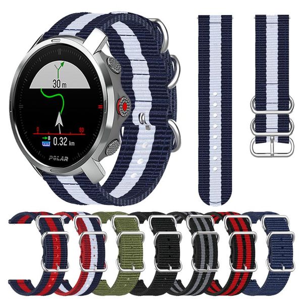 watch bands woven nylon strap for polar grit x / vantage m ignite fabric band silver ring buckle watchband bracelet, Black;brown
watch bands woven nylon strap for polar grit x / vantage m ignite fabric band silver ring buckle watchband bracelet, Black;brown