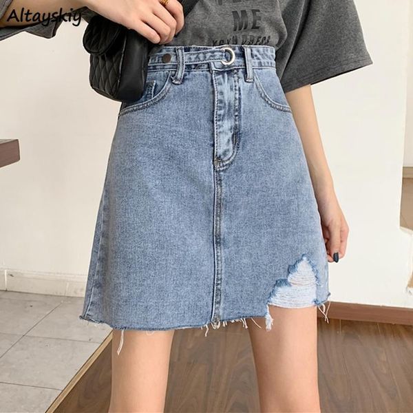 skirts denim women distressed korean style chic trendy leisure basic simple all-match college students streetwear teen female, Black
skirts denim women distressed korean style chic trendy leisure basic simple all-match college students streetwear teen female, Black
