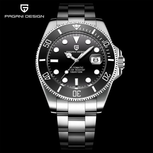 wristwatches pagani design men mechanical watches automatic black stainless steel waterproof business watch, Slivery;brown
wristwatches pagani design men mechanical watches automatic black stainless steel waterproof business watch, Slivery;brown