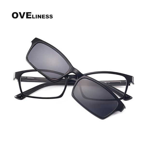 fashion sunglasses frames polarized eye glasses frame men women prescription myopia magnetic clip on eyeglasses optical eyewear, Black
fashion sunglasses frames polarized eye glasses frame men women prescription myopia magnetic clip on eyeglasses optical eyewear, Black